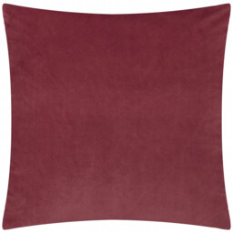 Evoke Cut Velvet Cushion - Burgundy / 45cm / Polyester - thumbnail 2