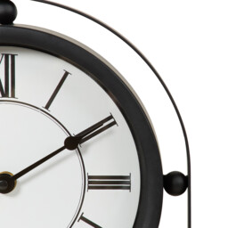 Wooden Mantle Clock - Black - thumbnail 4