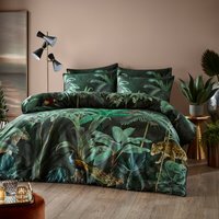 Tropical Nightscape Duvet Cover Set - Multicolour / Superking - thumbnail 1