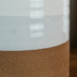 Rustic Amber Table Lamp - White - thumbnail 5