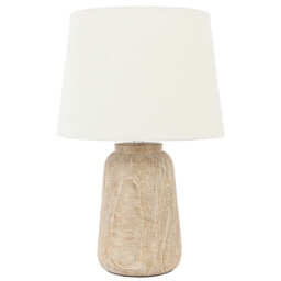 Lindon Table Lamp - Neutral and White - thumbnail 2