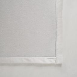 Pair Of Matte Velvet Thermal Eyelet Curtains - Silver / 228cm / 168cm - thumbnail 5