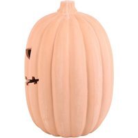 Timeless Terracotta Pumpkin Decoration For Halloween - Brown / 21cm - image 1