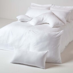330 Thread Count Egyptian Cotton Housewife Pillowcase - White / 80cm - thumbnail 4