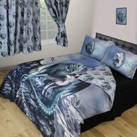 Protector Of Magic Duvet Cover Set Unicorns Dragons - Multi / King