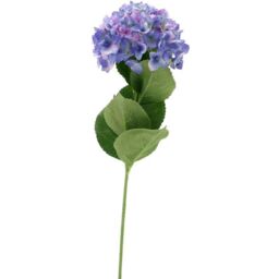 Artificial Silk Hydrangea Single Stem - Blue - thumbnail 2
