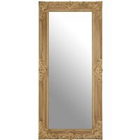 Jalal Silver Metal Frame Round Wall Mirror - Natural