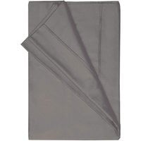 200 Thread Count Egyptian Cotton Flat Sheet - BM116 - Slate / Double / coloured_textile