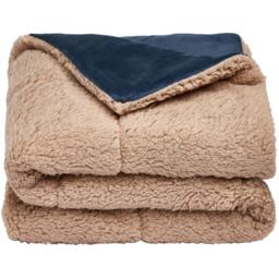 Pet Sherpa Fleece Throw - Blue / 110cm - thumbnail 2