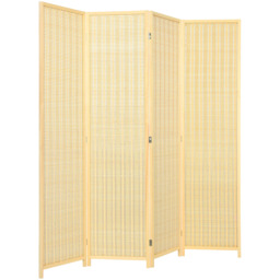 4 Panel Room Divider Screen - Natural - thumbnail 2