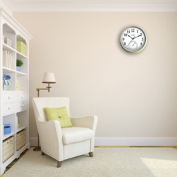 Tub Wall Clock with Thermometer - Pastel Green - thumbnail 5
