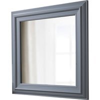 Wall Mirror Square Frame Dorset Country Style Grey - Grey - thumbnail 1