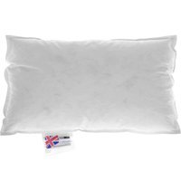 Homescapes Goose Feather and Down Cushion Pad - White / 50cm / 30cm - thumbnail 1