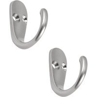 Single Robe Hooks - Satin