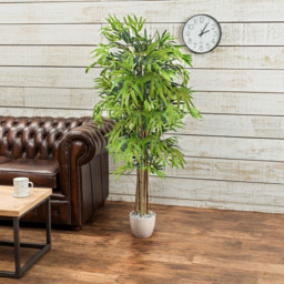 Artificial Bamboo Plant in Pot - Green / 150cm - thumbnail 2