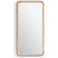 Rowena Wood Small 80x40cm Rectangle Wall Mirror - Oak