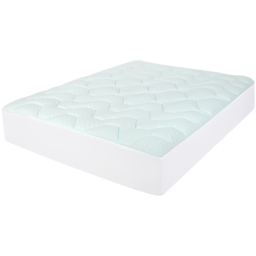 Pillowtop Memory Foam Mattress Topper - White / King - thumbnail 2