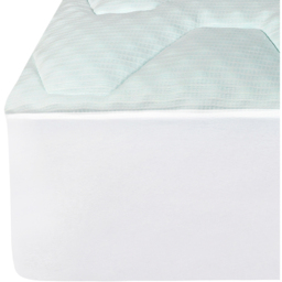 Pillowtop Memory Foam Mattress Topper - White / King - thumbnail 4