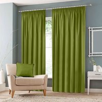 Blackout Curtains Pencil Pleat - Green / 66in / 90in