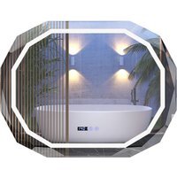 Bathroom Anti-Fog Mirror - Silver