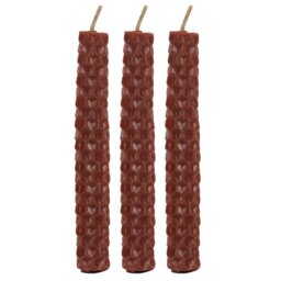 Set of 6 Beeswax Spell Candles 1-Hour Burn, Non-Toxic Elevate Rituals - Brown - thumbnail 5