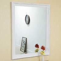 MirrorOutlet Thornton White Wall Mirror - White - image 1
