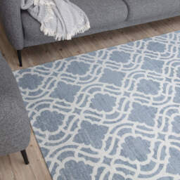 Carina Collection Moroccan Rug - Blue / 120cm / 120 x 170 cm Rectangle - thumbnail 5