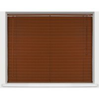 25mm Woodgrain PVC Venetian Blind - Dark Oak / 210cm / 105cm - image 1