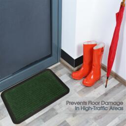 Decorative Striped Door Mats - Green - thumbnail 4