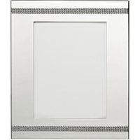 Opulence Silver Plate Steel 4 x 6 Photo Frame - Silver