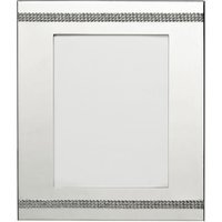 Opulence Silver Plate Steel 4 x 6 Photo Frame - Silver