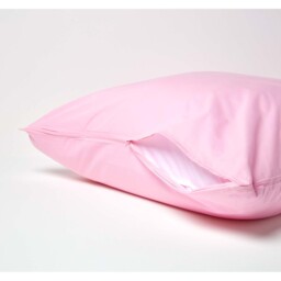 200 Thread Count Egyptian Cotton Housewife Pillowcase - Pink / 60cm - thumbnail 3