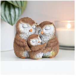 Together as Three Owl Family Ornament - Brown - thumbnail 5