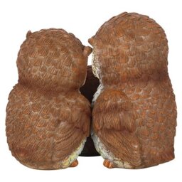 Together as Three Owl Family Ornament - Brown - thumbnail 2