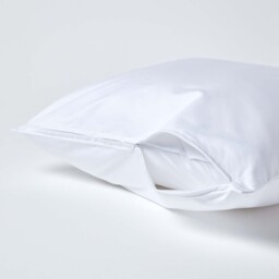 1000 Thread Count Egyptian Cotton Housewife Pillowcase - White / 80cm - thumbnail 2