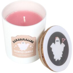 Ghost Toasted Marshmallow Jar Candle - 28hr Burn Time - thumbnail 4
