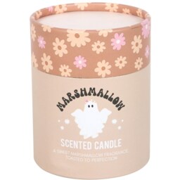 Ghost Toasted Marshmallow Jar Candle - 28hr Burn Time - thumbnail 3