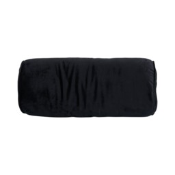 Soft Velvet Bolster Cushion - Black - thumbnail 2