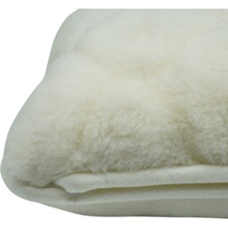 Cashmere Wool Pillow - White / 40cm / Diamond Pattern - thumbnail 5