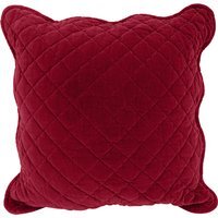 Premium Cotton Velvet Luxury Cushion - Red - image 1