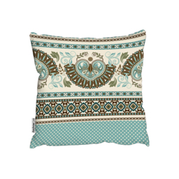 Egyptian, Greek, Roman Style Outdoor Cushion - Green / 60cm - thumbnail 2