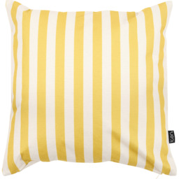 icon Striped Print 43x43cm Scatter Cushion - Yellow - thumbnail 2