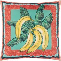 Anemone Bananas Printed Outdoor Cushion - Multicolour