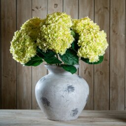 Oversized Hydrangea Realistic Botanical Flower Decor - Green - thumbnail 2