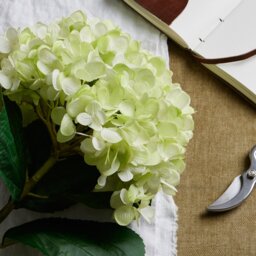 Oversized Hydrangea Realistic Botanical Flower Decor - Green - thumbnail 4