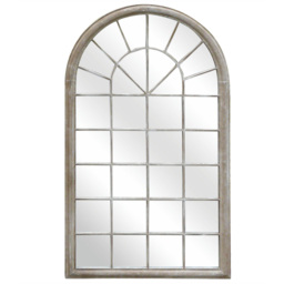 Arch Outdoor Wall Decorative Mirror - Natural - thumbnail 2