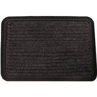 Decorative Striped Door Mats - Black - image 1