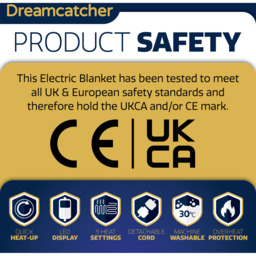 Dreamcatcher Sherpa Fleece Electric Heated Throw Blanket 160 x 120cm - Green - thumbnail 2