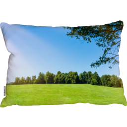 Beauty Landscape Of Grass Field Cushion - Green - thumbnail 2