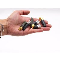 Assorted Indian Tourmaline Silver Plated Pendants, Unique Jewelry Pieces - Multi